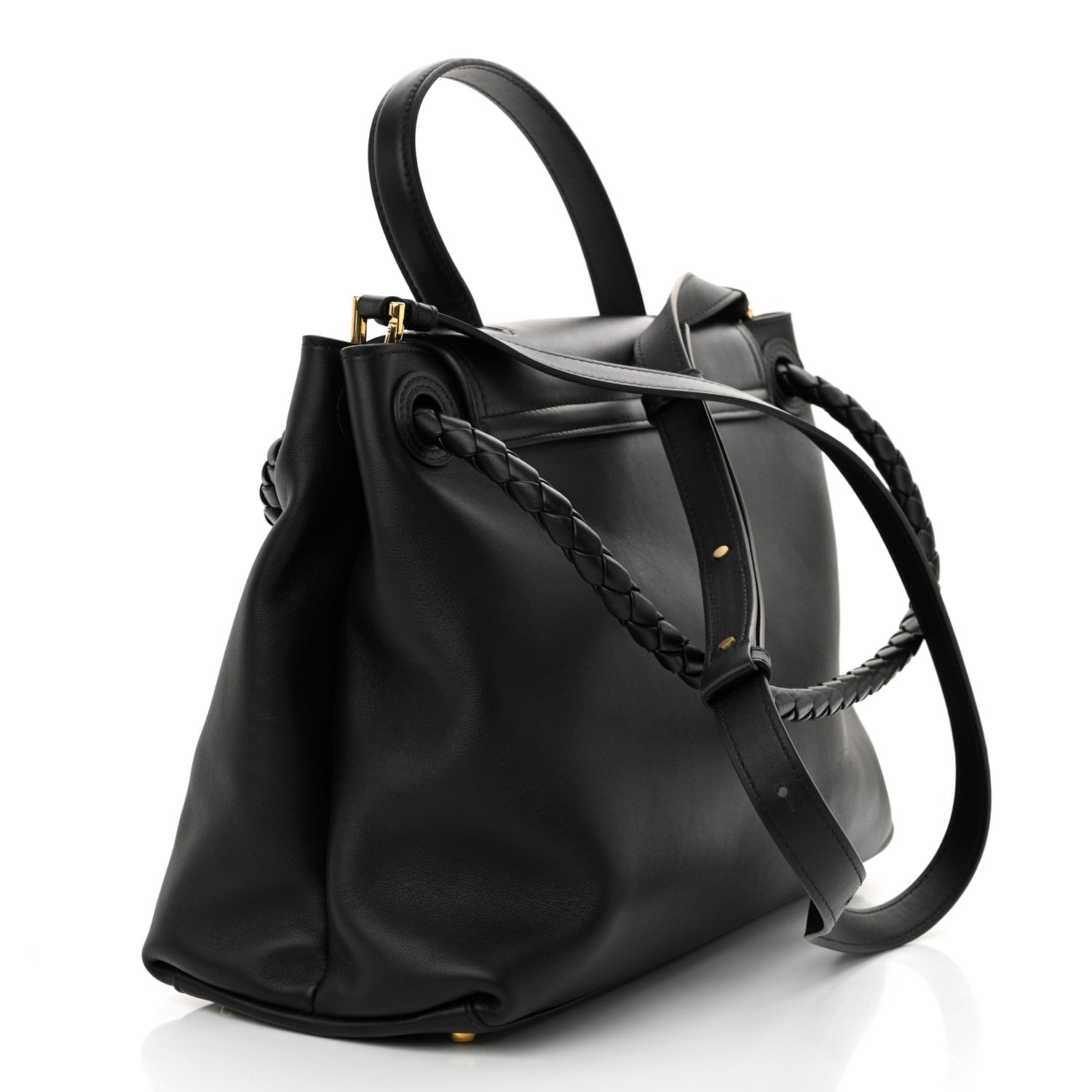 Bottega Veneta Silky Calfskin Medium Ciao Ciao Black 3 of 10