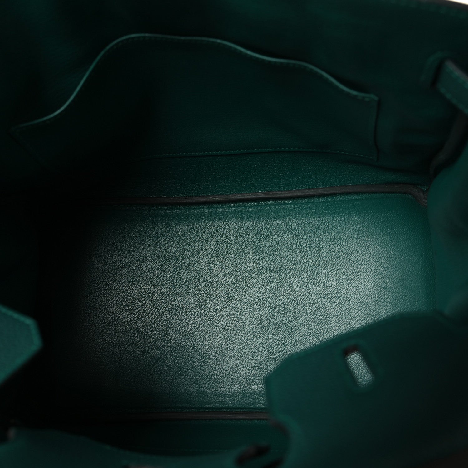 Hermes Togo Birkin 30 Malachite 5 of 12