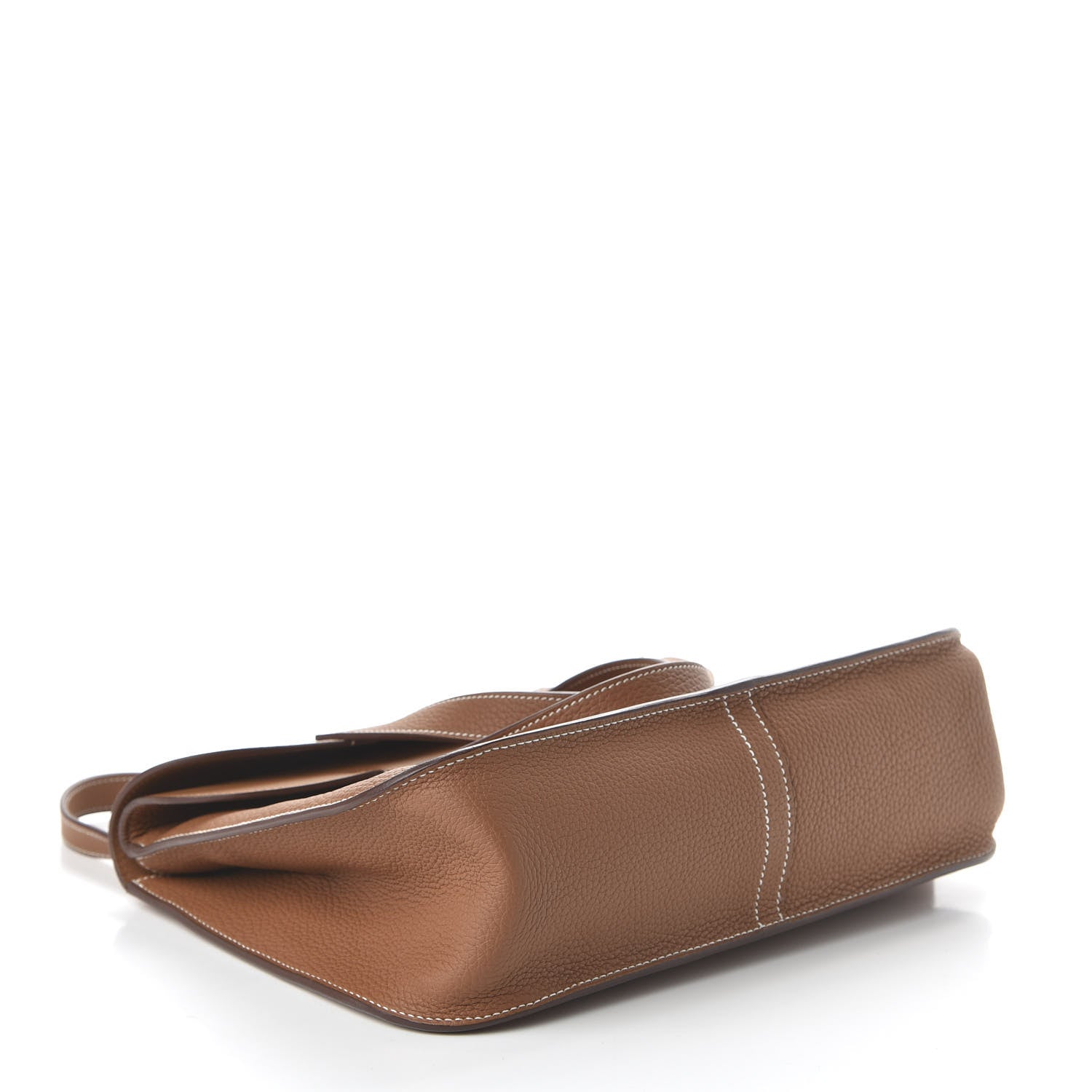 Hermes Taurillon Clemence Halzan 31 Gold 5 of 12