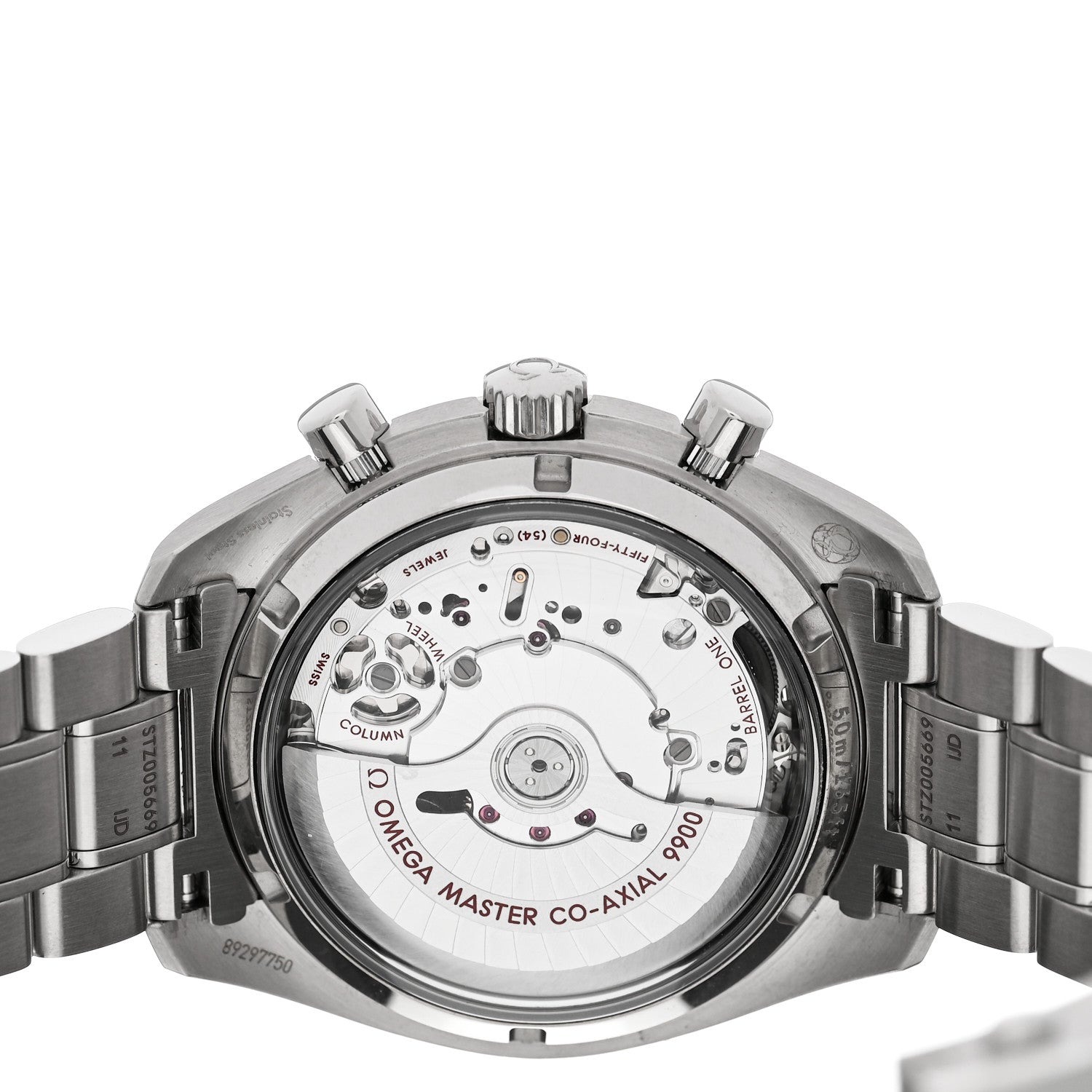 Omega Stainless Steel 44mm Speedmaster Racing Co-Axial Master Chronometer Chronograph Automatic Watch White 329.30.44.51.04.001 4 of 5