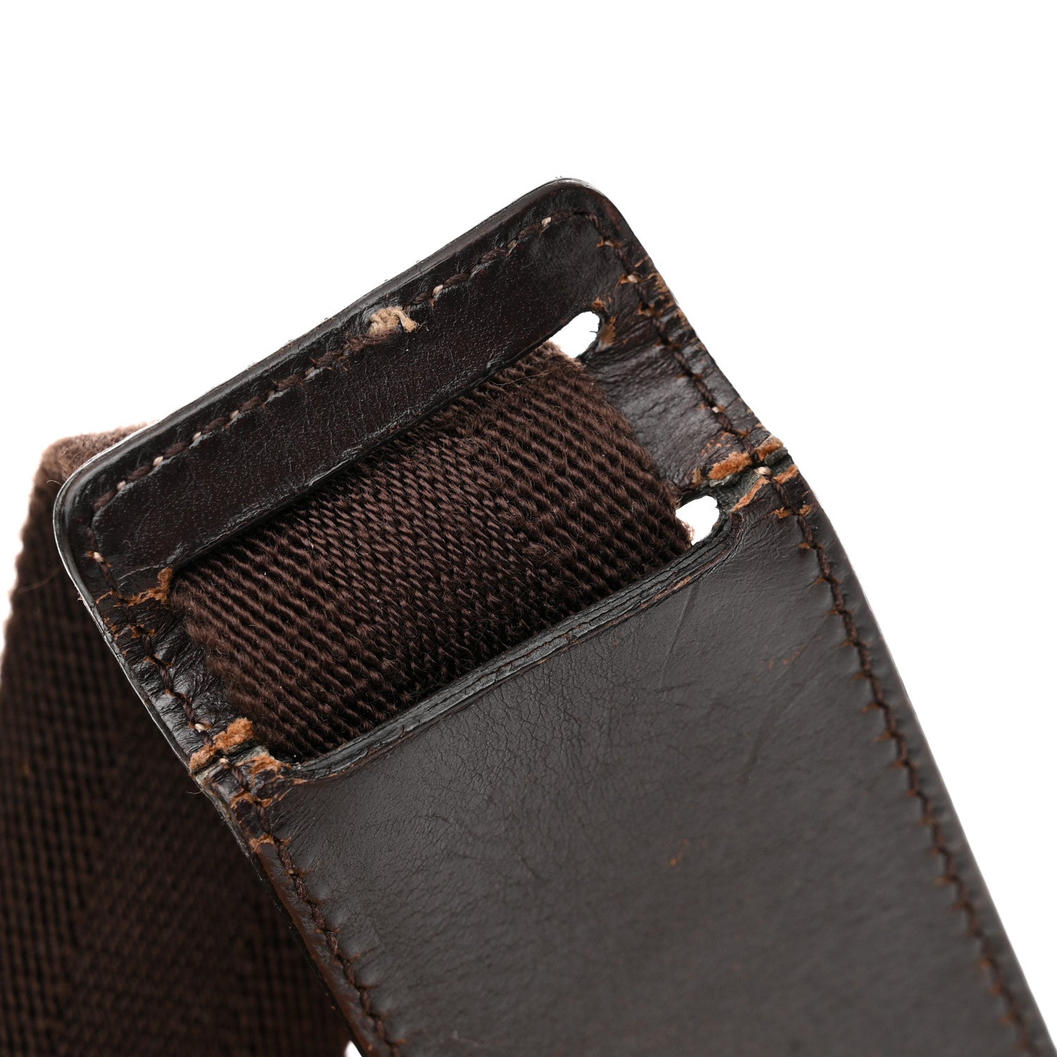 Gucci GG Supreme Monogram Belt Bag Dark Brown 12 of 12