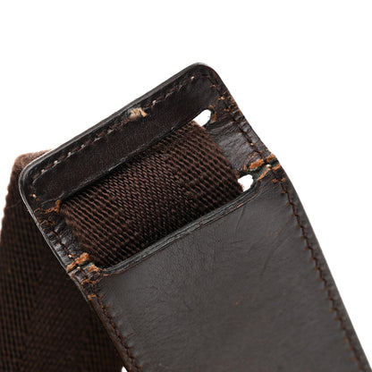 Gucci GG Supreme Monogram Belt Bag Dark Brown 12 of 12