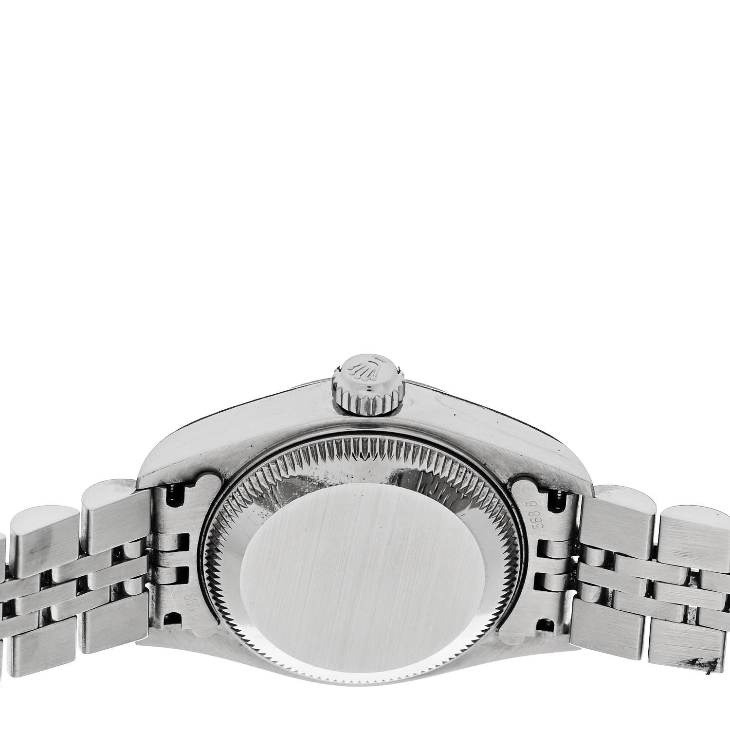 Rolex Stainless Steel 18K White Gold Diamond 26mm Oyster Perpetual Datejust Watch Silver Jubilee 79174 4 of 4