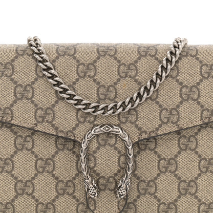 Gucci GG Supreme Monogram Mini Dionysus Chain Wallet Beige Taupe 8 of 14
