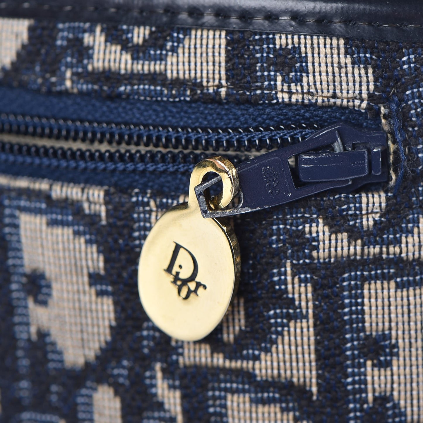 Monogram Convertible Clutch Navy Blue