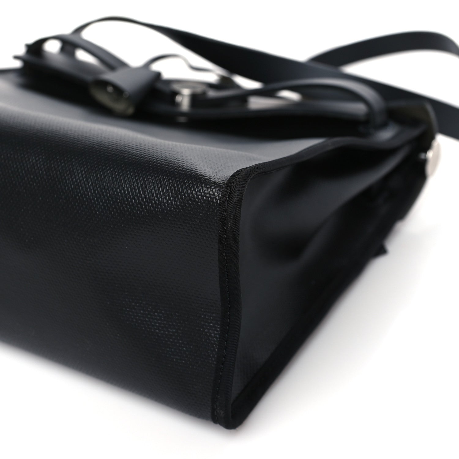 Hermes Toile H Berline Vache Hunter Herbag Zip PM 31 Black 10 of 10