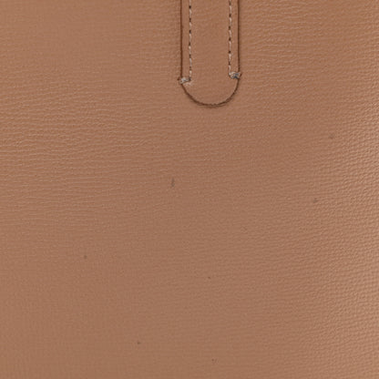 Burberry Calfskin TB Motif Embossed Medium Tote Camel 16 of 18