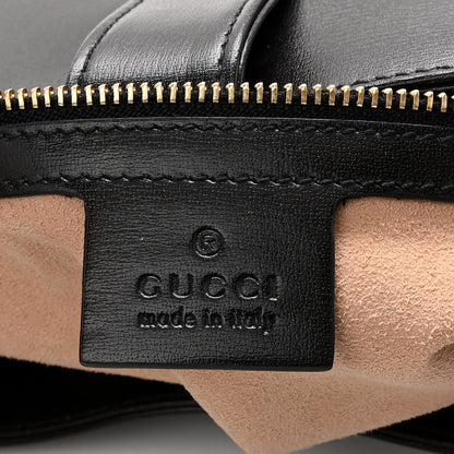 Gucci Boarded Dyana Lux Calfskin Medium Jackie 1961 Hobo Black 6 of 10
