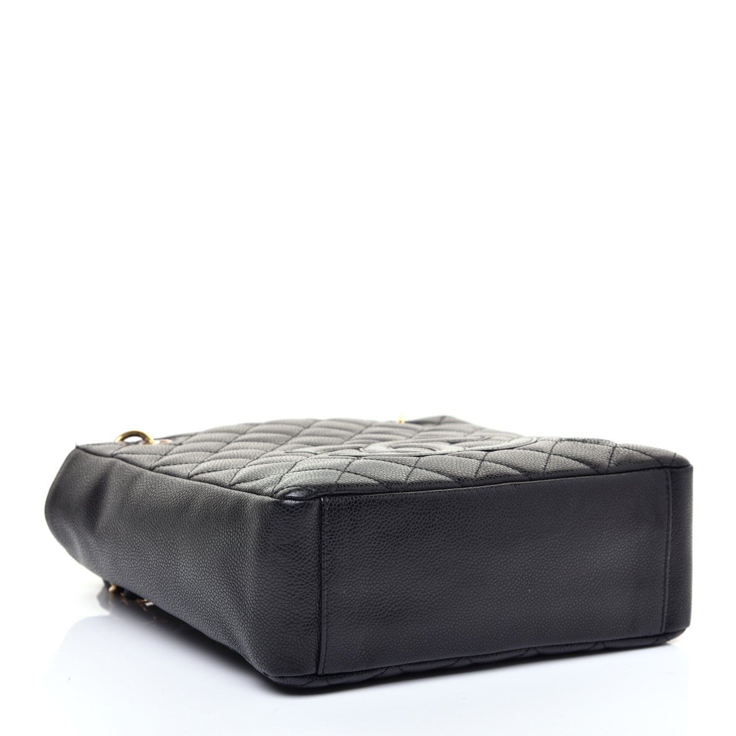 Chanel Caviar Quilted Petit Shopping Tote PST Black 4 of 10
