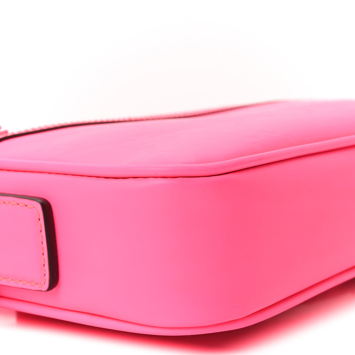 Gucci Rubber Effect Monogram GG Crossbody Bag Fluorescent Fuchsia 9 of 10