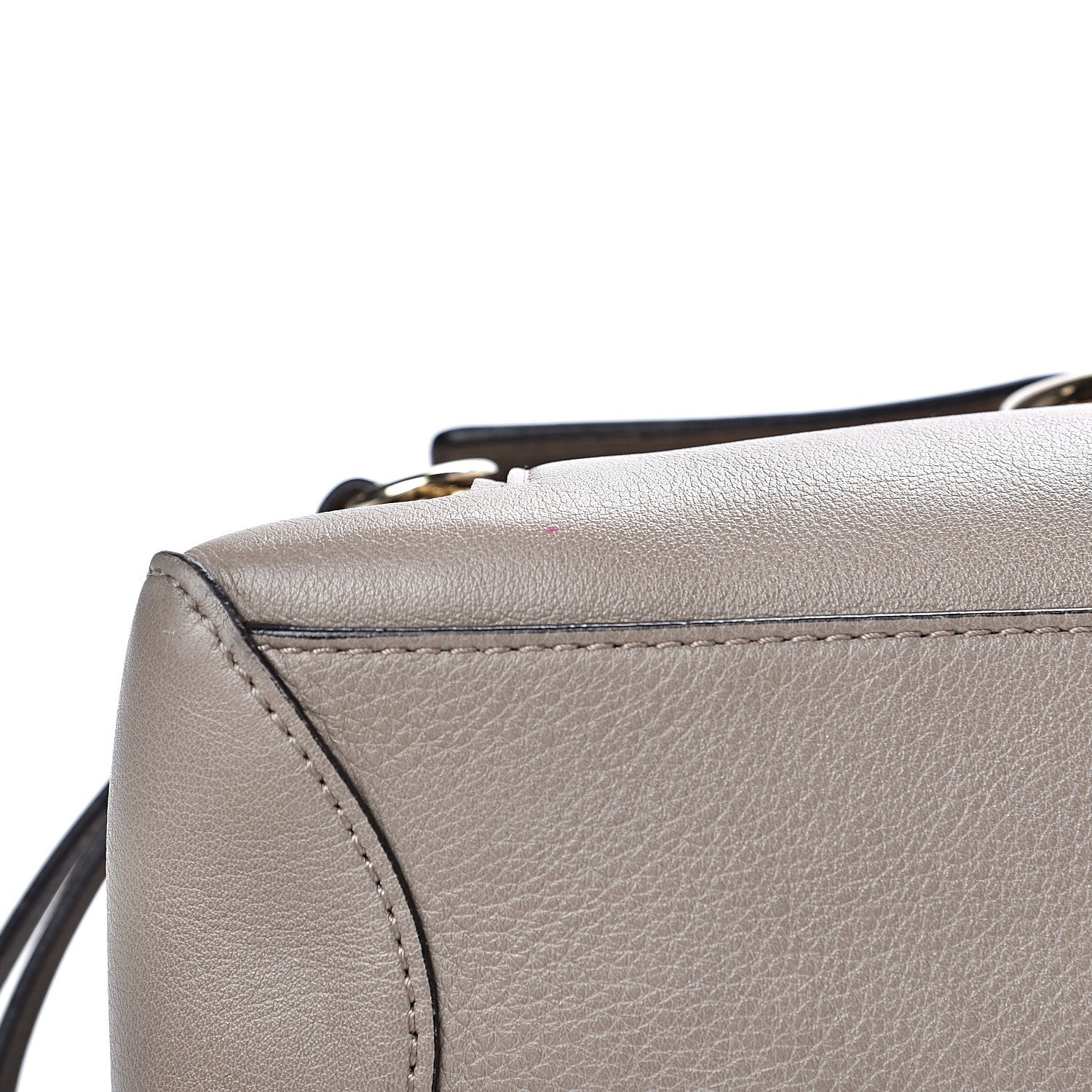 Chloe Calfskin Small Faye Day Shoulder Bag Motty Grey 10 of 14
