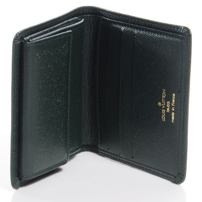 Louis Vuitton Taiga Mens Porte-Billets 3 Card Billfold Wallet Epicea 5 of 7