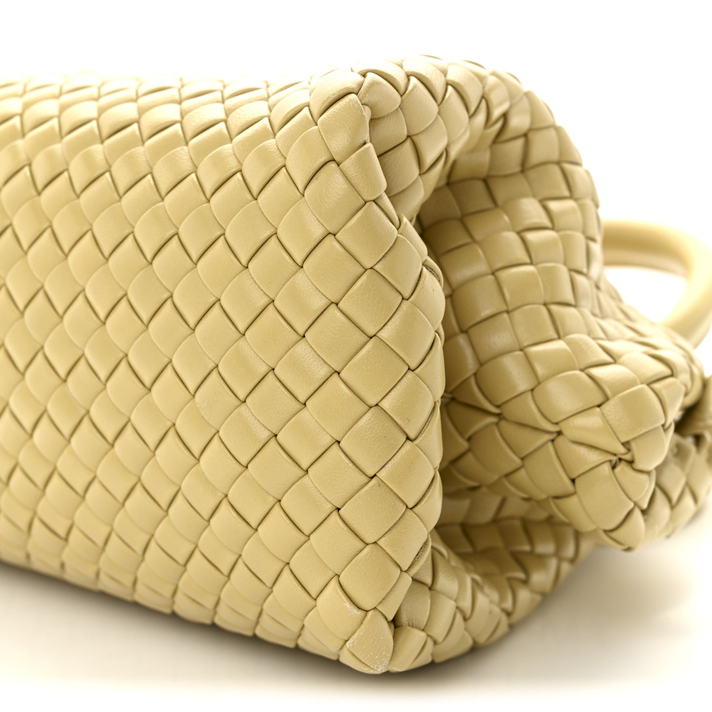 Nappa Intrecciato Padded Small The Top Handle Tote Bag Porridge