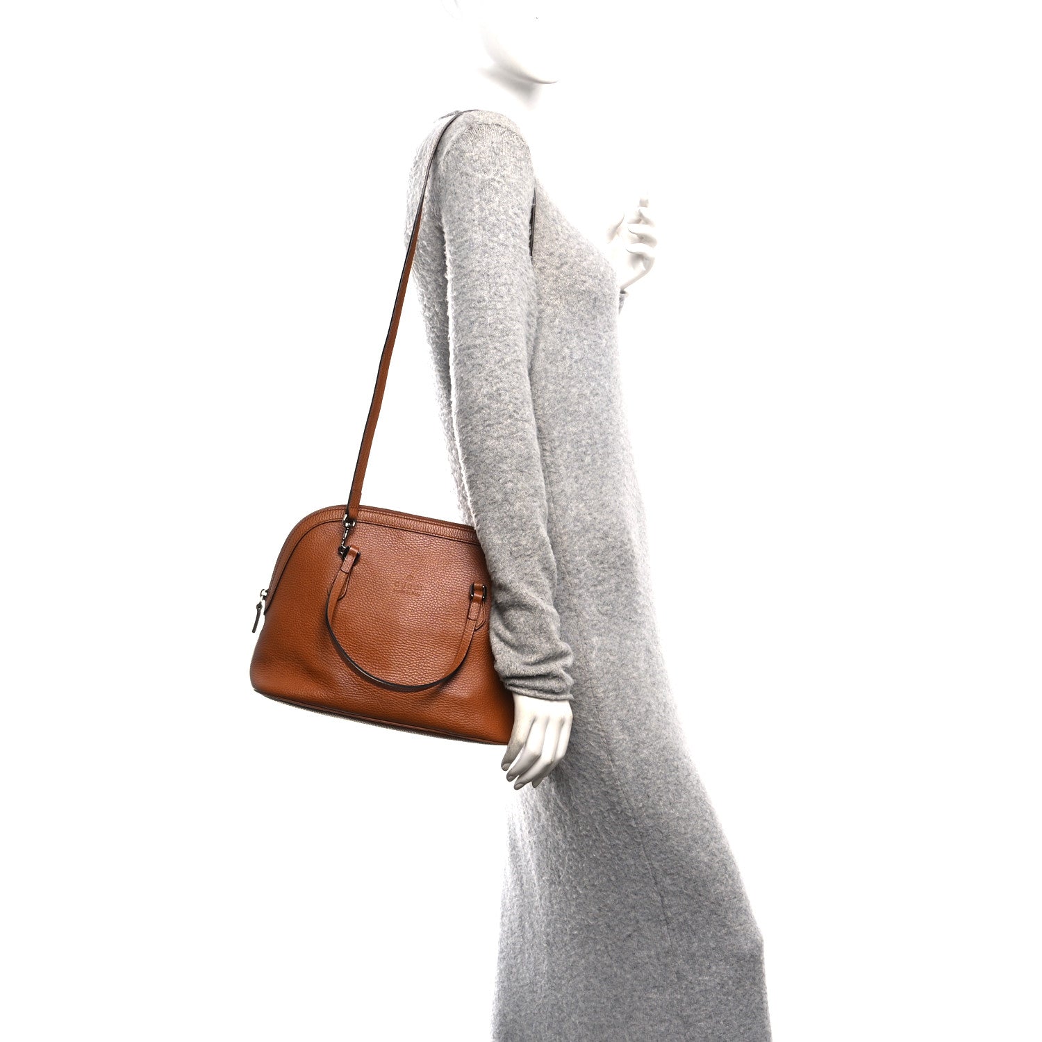 Gucci Calfskin Medium Dome Bag Saffron 2 of 10