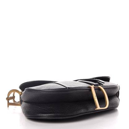 Christian Dior Calfskin Saddle Bag Black 4 of 7