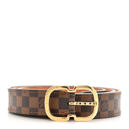 Louis Vuitton Damier Ebene Mini 25mm Belt 90 36 1 of 6