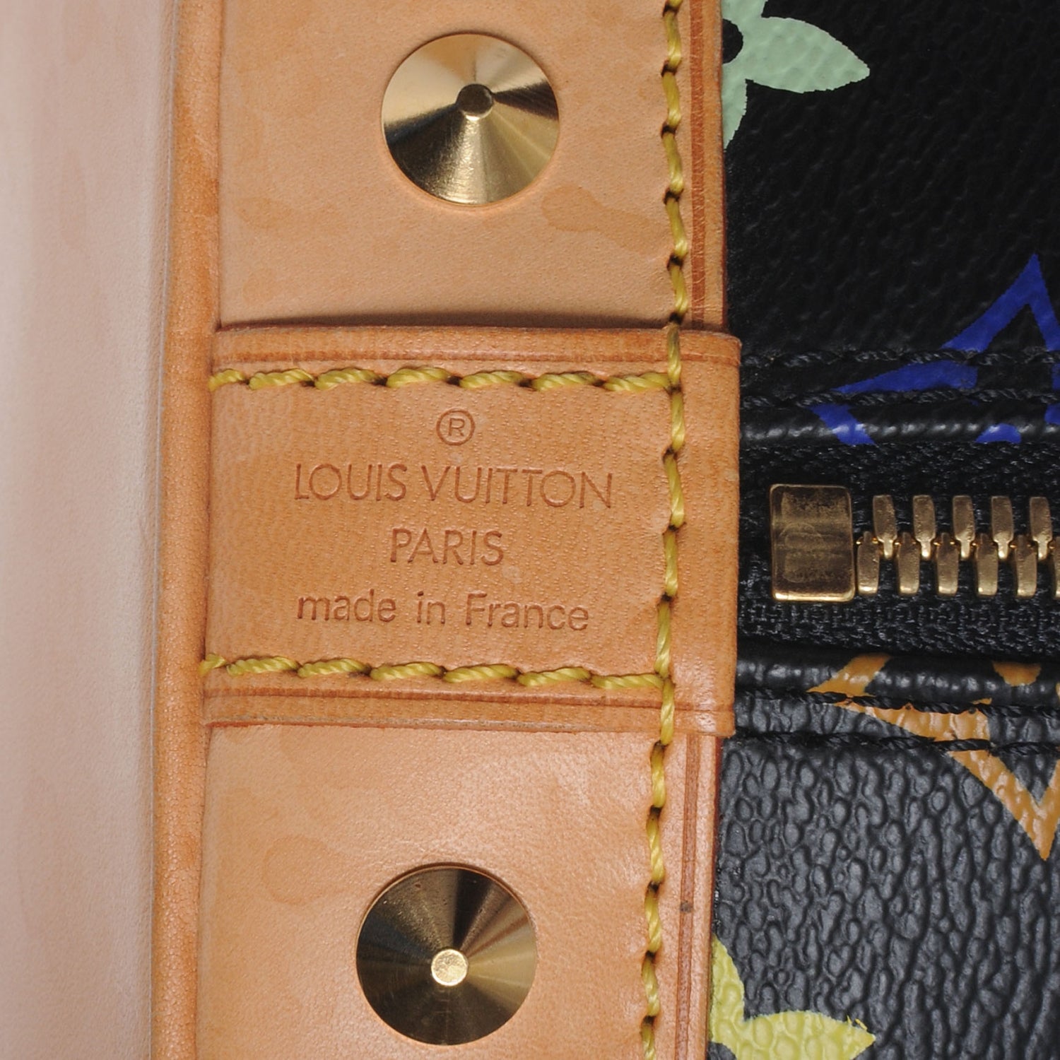 Louis Vuitton Monogram Multicolor Alma Black 8 of 8