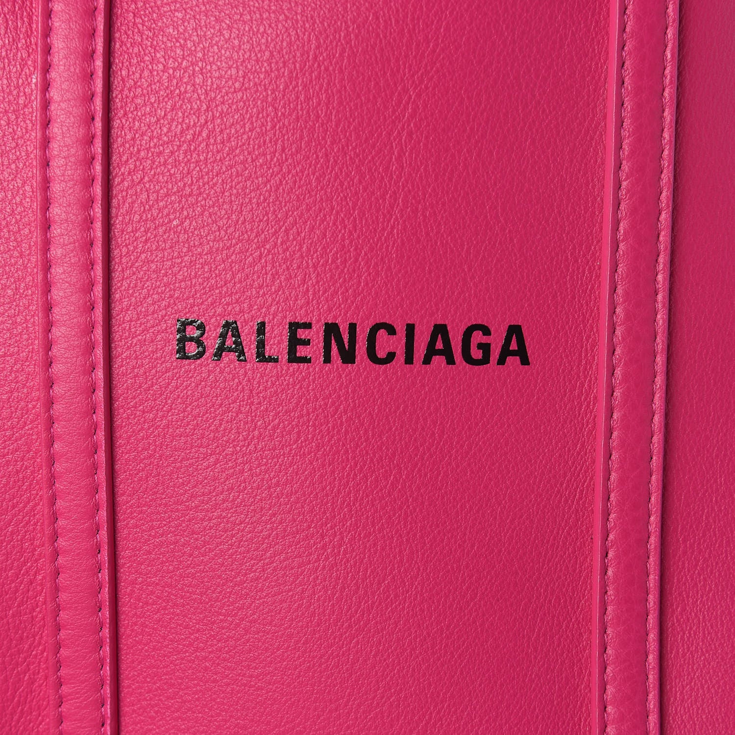 Balenciaga Calfskin XXS Everyday Tote Rose Magenta Black 7 of 9