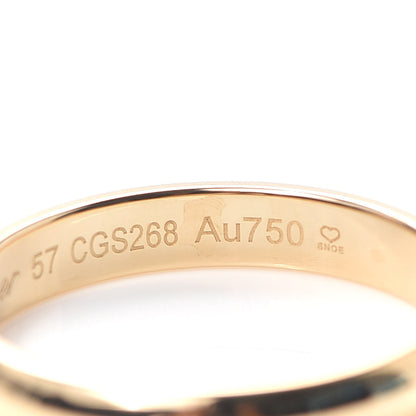 Cartier 18K Yellow Gold 3.5mm 1895 Wedding Band Ring 57 8 5 of 5