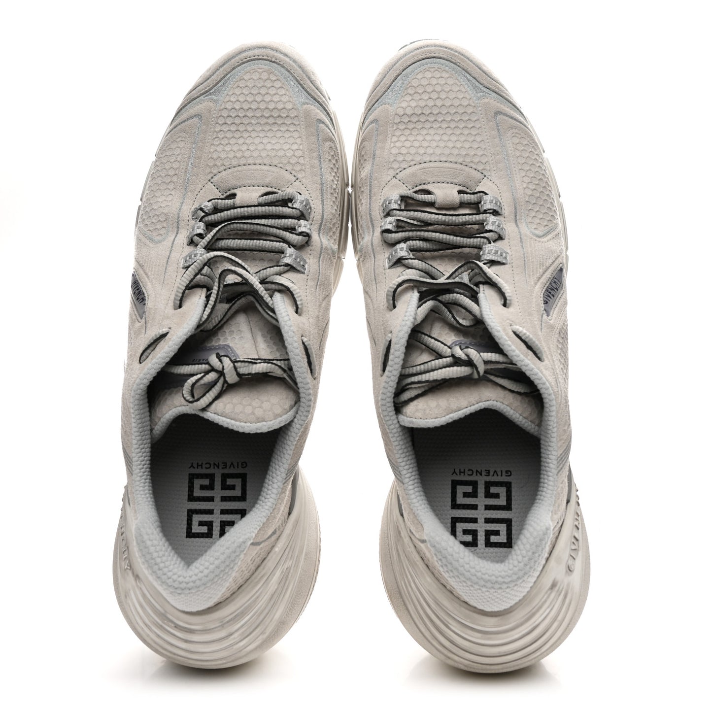 Suede Calfskin TK MX Sneakers 44 Light Grey