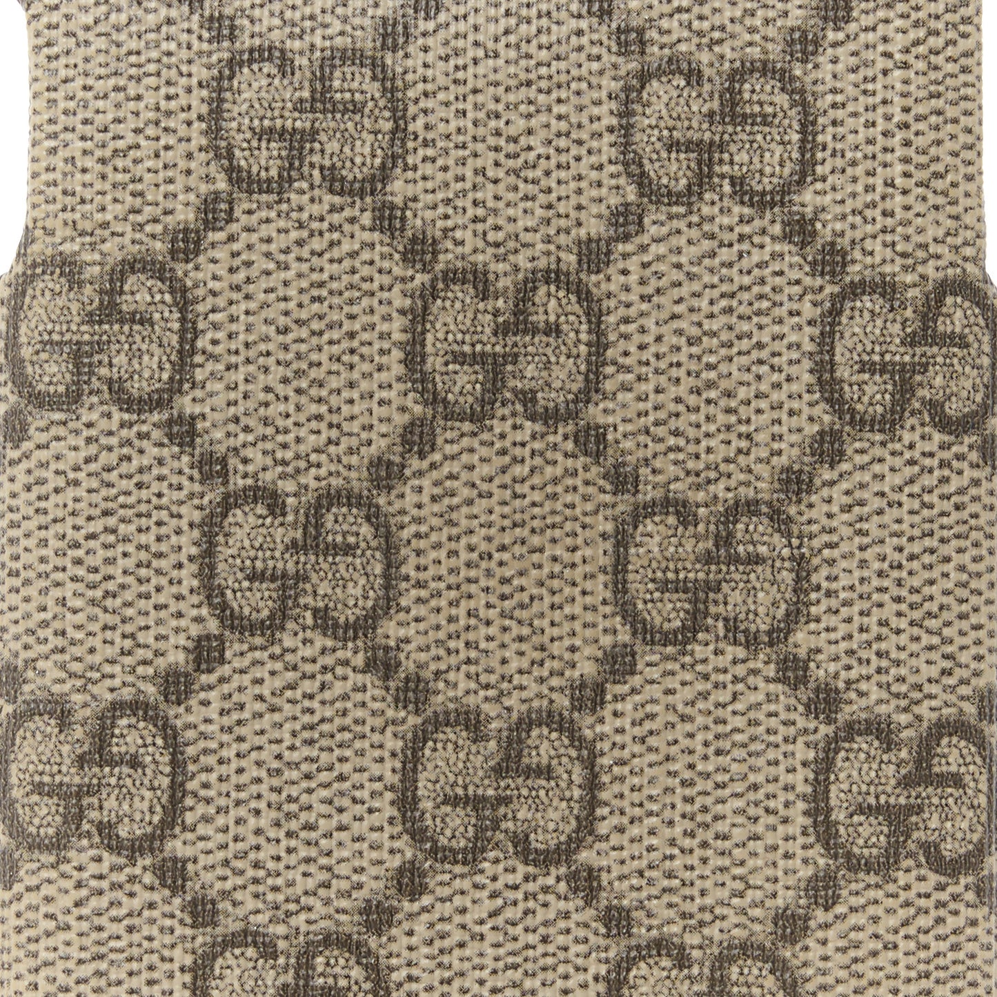 GG Supreme Monogram Ophidia iPhone 15 Pro Phone Case Beige Ebony