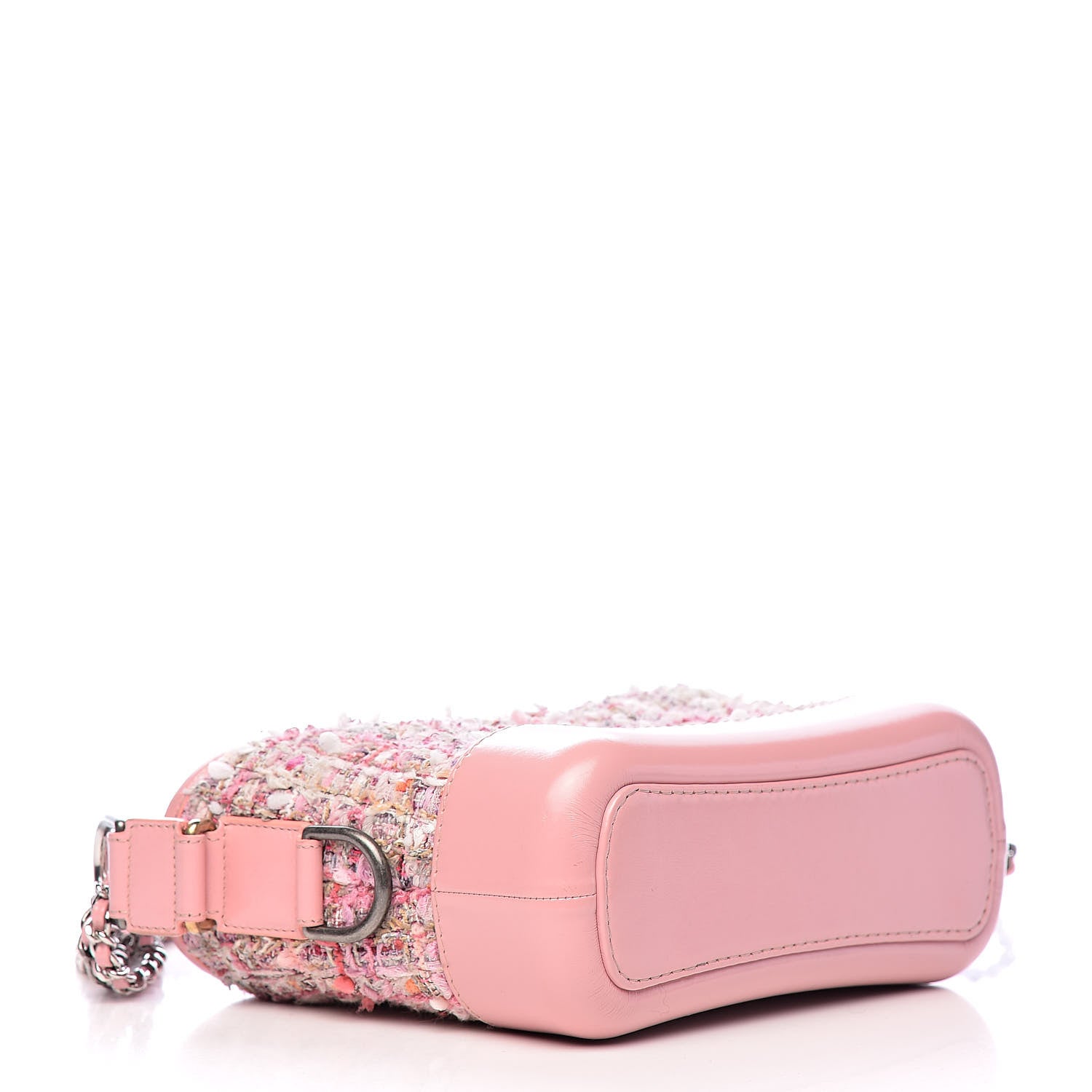 Chanel Tweed Calfskin Small Gabrielle Hobo Light Pink 4 of 11