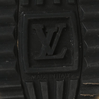 Louis Vuitton Suede Monogram Run Away Sneakers 38.5 Black 7 of 9