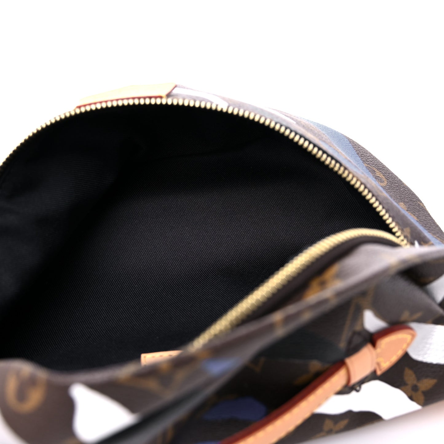 X LOL Monogram Bumbag Blue Silver