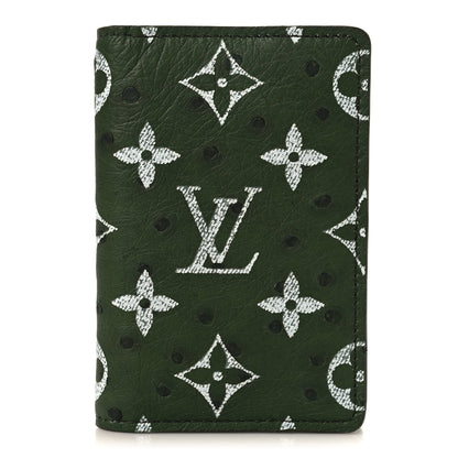 Louis Vuitton Ostrich Monogram Pocket Organizer Cactus 1 of 7