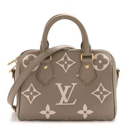 Louis Vuitton Empreinte Monogram Giant Speedy Bandouliere 20 Creme Beige 1 of 11