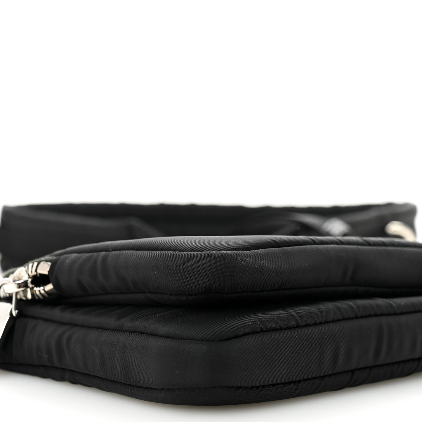 Tessuto Nylon Crossbody Bag Black