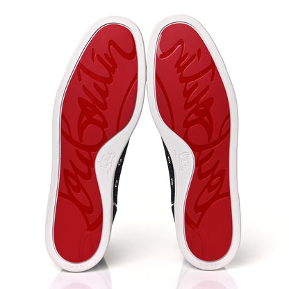 Christian Louboutin Lame Lux Mens Rantus Orlato Flat Sneakers 46.5 Denim 5 of 8