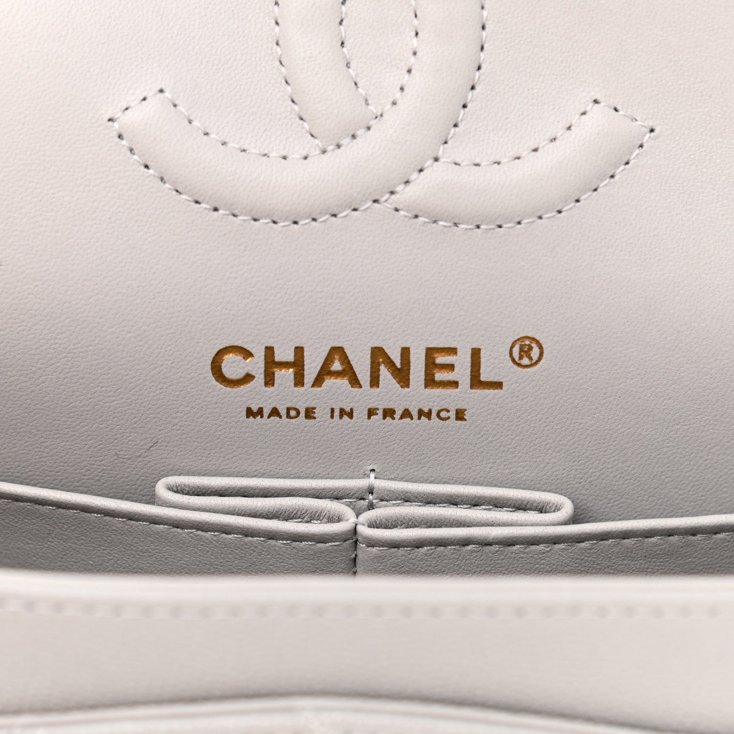 Chanel Caviar Quilted Small Double Flap Grey 6 of 11