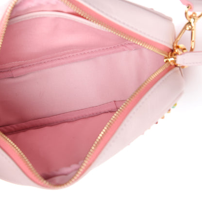 MCM Nappa Skyoptic Roboter Studded Crossbody Bag Lotus 6 of 13
