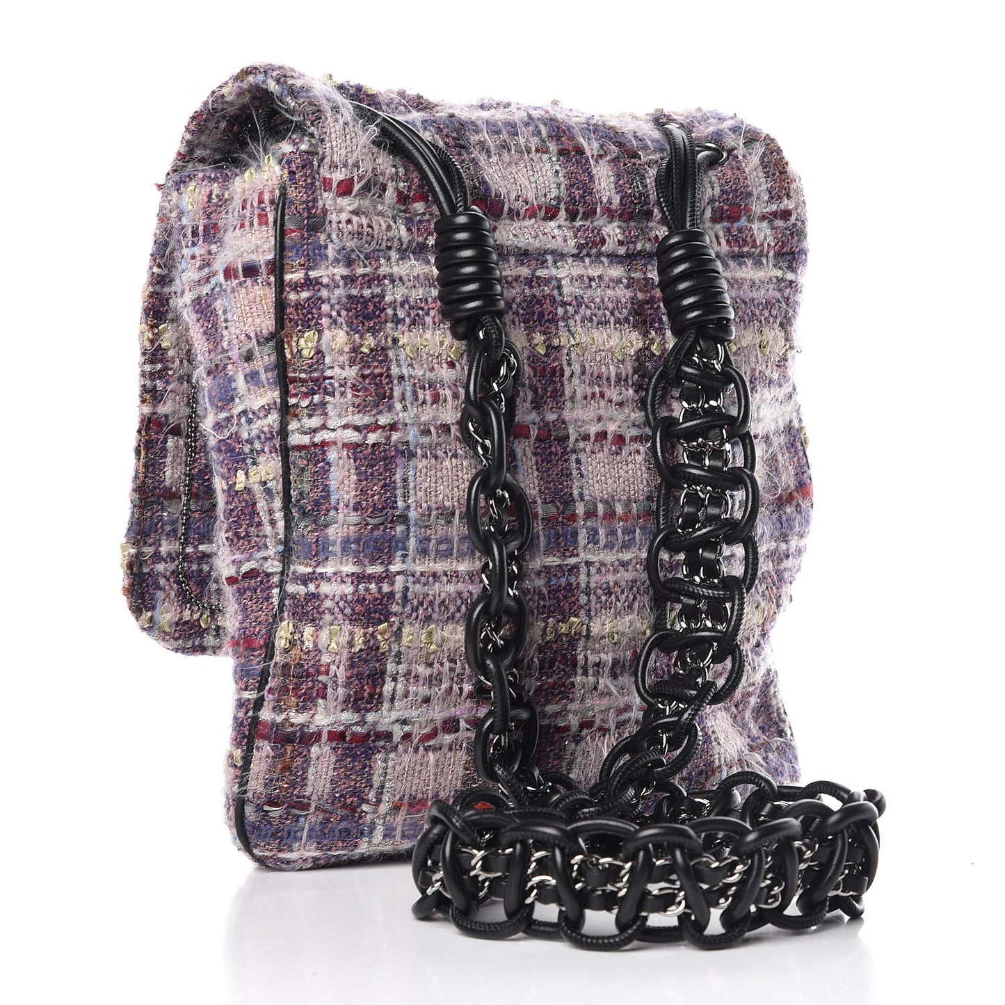 Tweed Camellia Messenger Multicolor