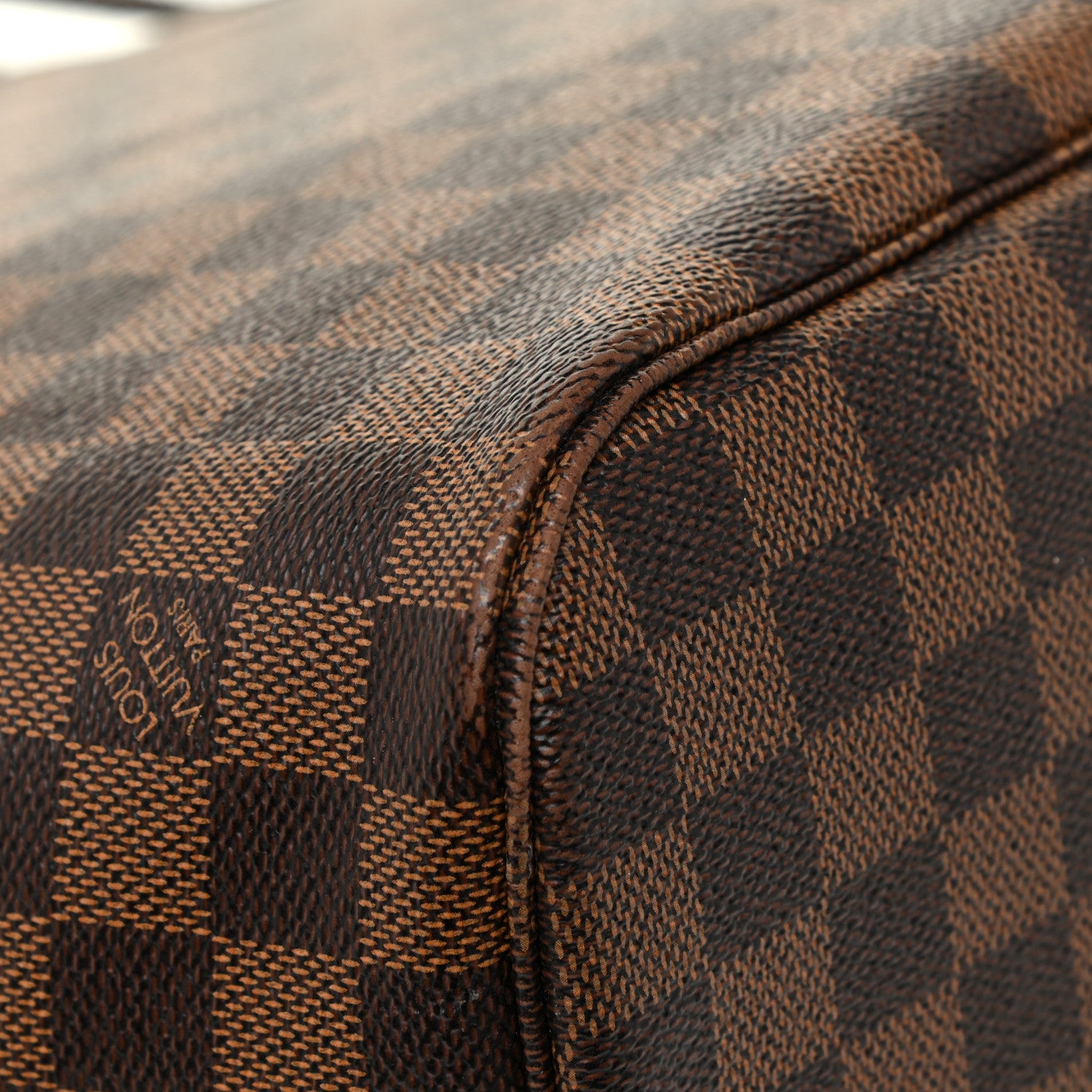 Louis Vuitton Damier Ebene Neo Neverfull MM Rose Ballerine 22 of 23