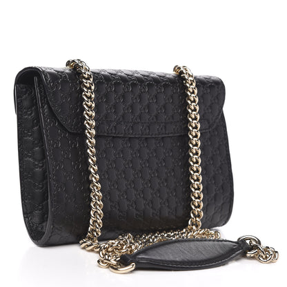 Gucci Microguccissima Mini Emily Shoulder Bag Black 3 of 11