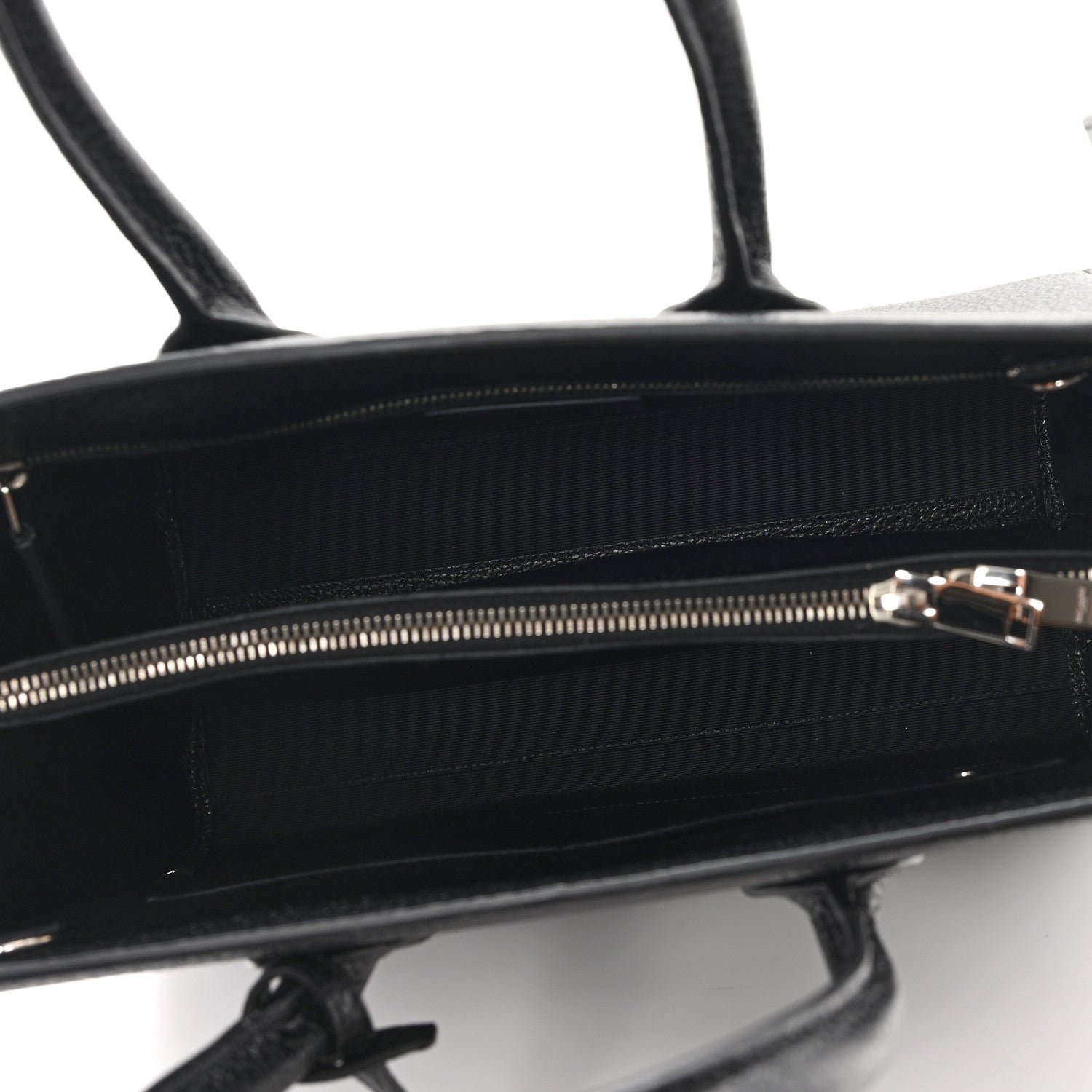 Saint Laurent Grained Calfskin Small Sac De Jour Black 5 of 11