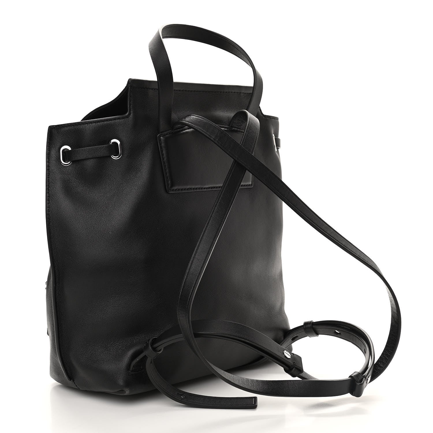 Marc Jacobs Lambskin Mid Zip Backpack Black 3 of 10