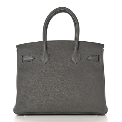 Hermes Togo Birkin 30 Gris Meyer 4 of 35