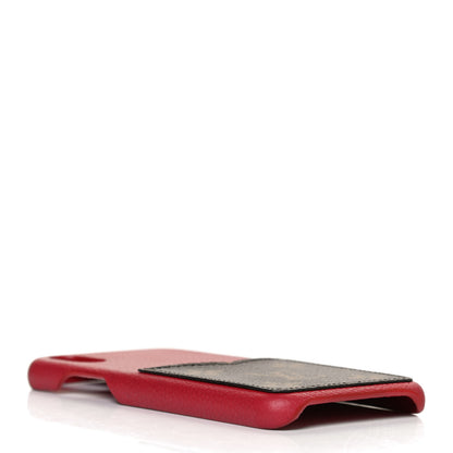 Louis Vuitton Calfskin Monogram iPhone X/XS Bumper Scarlet 3 of 8