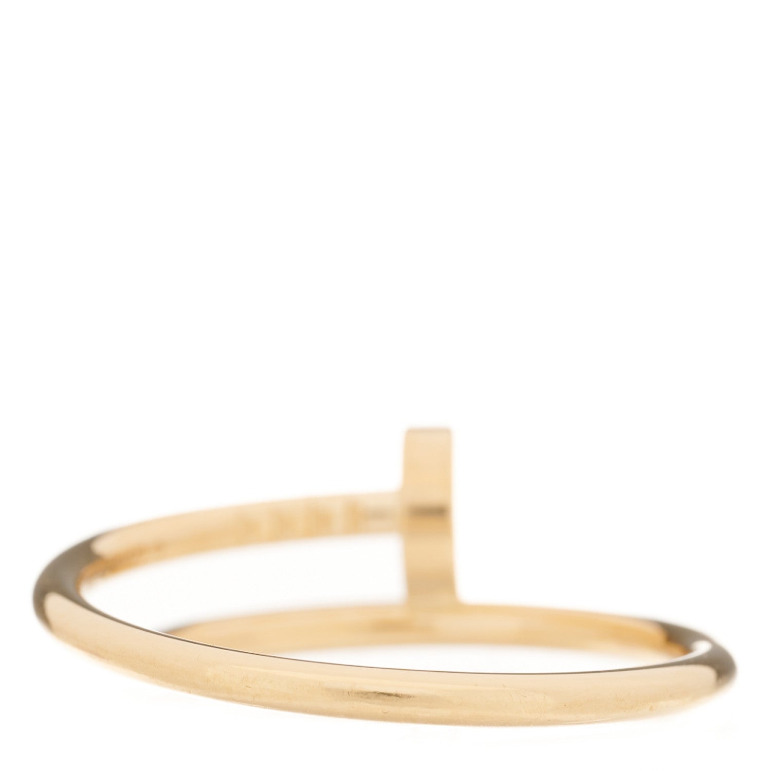Cartier 18K Yellow Gold Small Juste Un Clou Ring 59 8.75 3 of 5