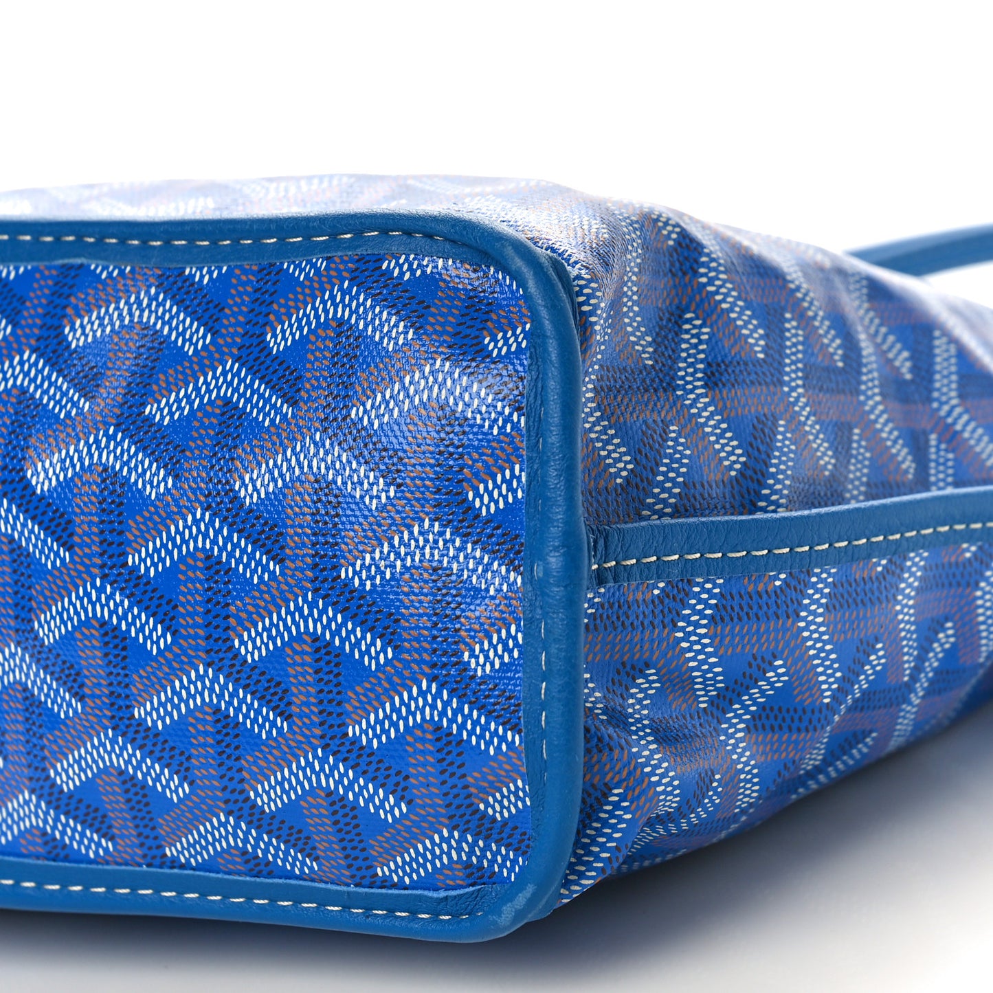 Goyardine Reversible Mini Anjou Sky Blue