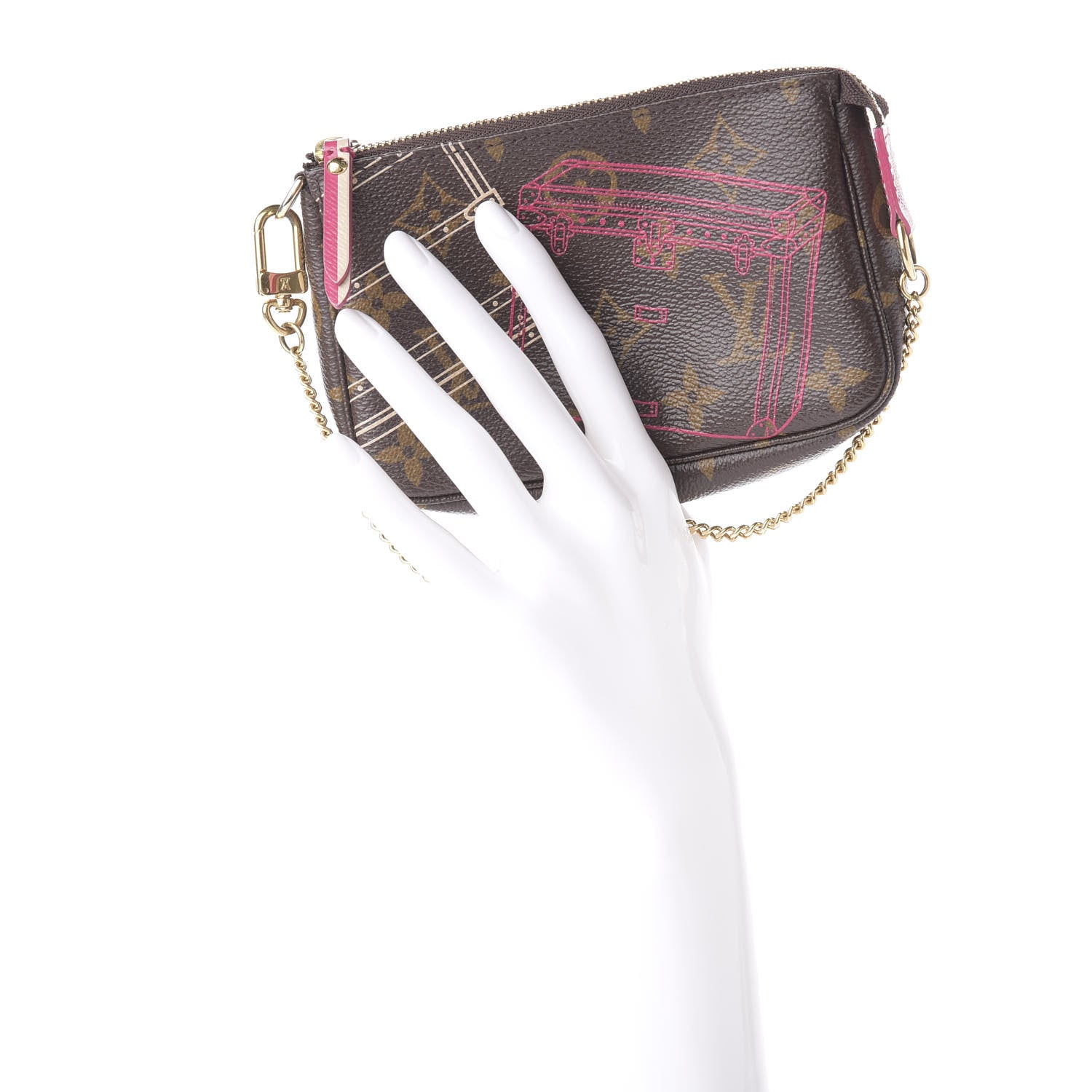 Louis Vuitton Monogram 2014 Christmas Animation Mini Pochette Accessories 2 of 10