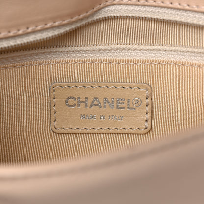 Chanel Lambskin Quilted CC Chocolate Bar Flap Beige 6 of 13