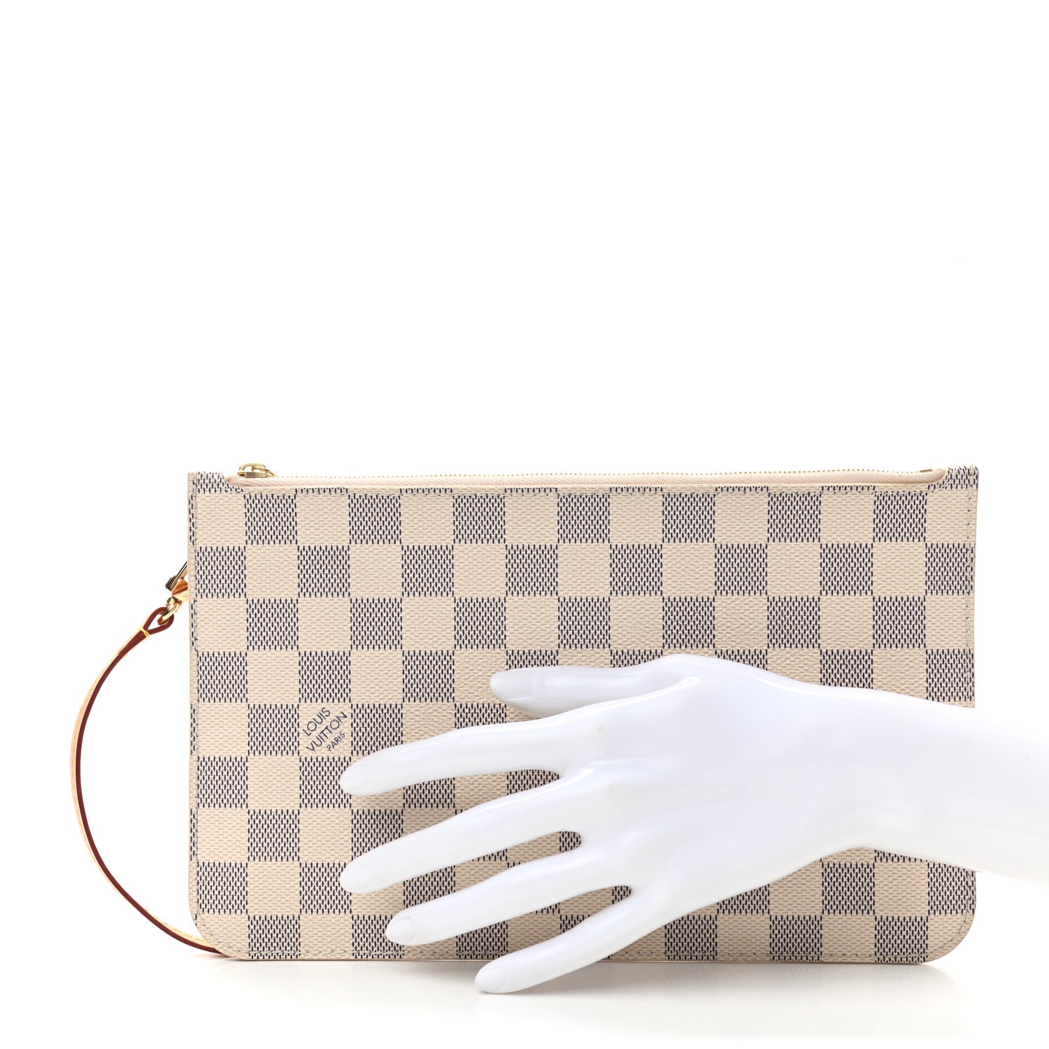 Louis Vuitton Damier Azur Neverfull MM GM Pochette 2 of 7