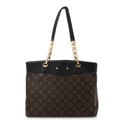 Louis Vuitton Monogram Pallas Shopper Black 1 of 12