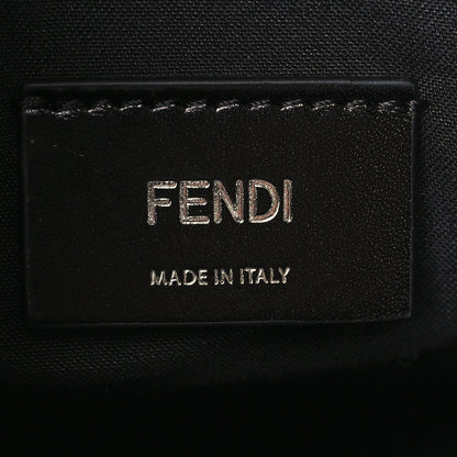 Fendi Vitello Grace Light Logo Clutch Bag Black Sunflower 6 of 9