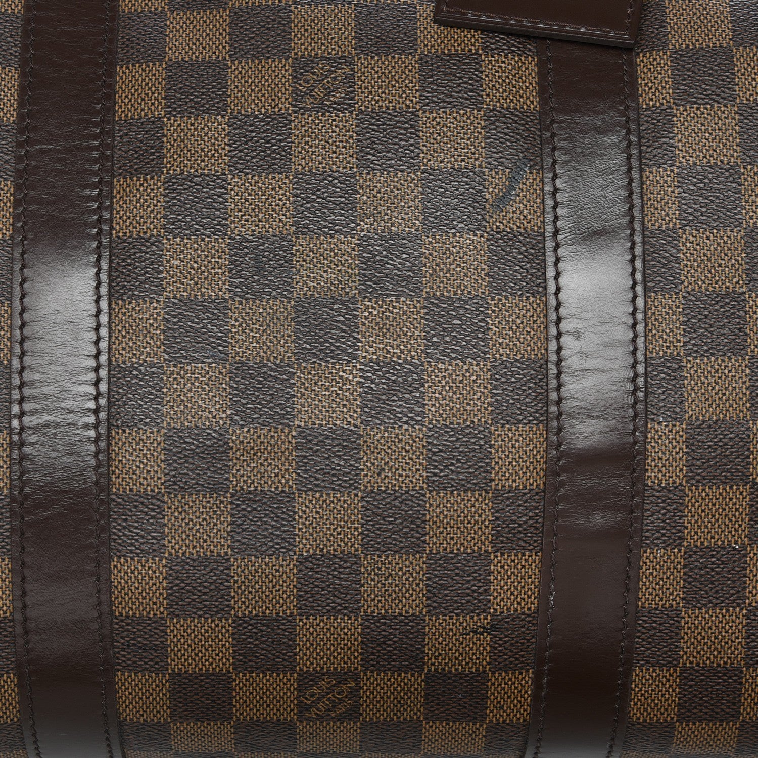 Louis Vuitton Damier Ebene Keepall Bandouliere 55 11 of 16
