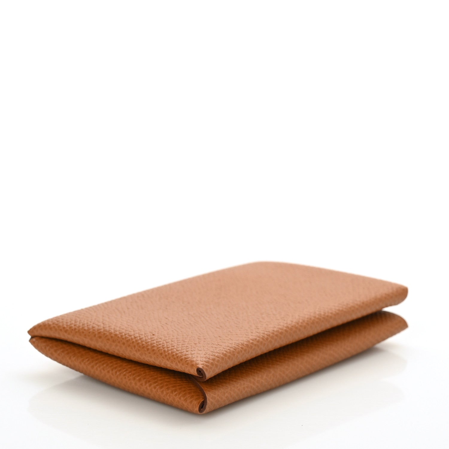 Hermes Epsom Calvi Card Case Gold 4 of 8